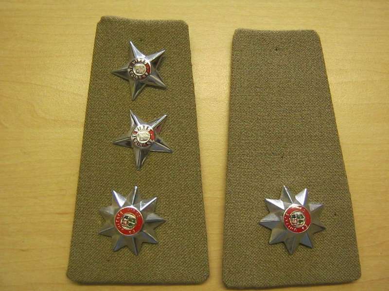 SA Army mess dress epaulettes.